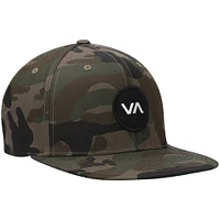 Men's RVCA Camo VA Patch Adjustable Snapback Hat