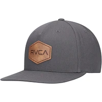 Casquette Snapback RVCA Charcoal Commonwealth DLX pour hommes