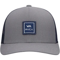 Casquette réglable RVCA Graphite/Marine VA Station Trucker pour hommes