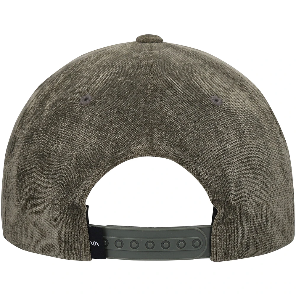 Casquette RVCA Freeman Snapback verte pour hommes