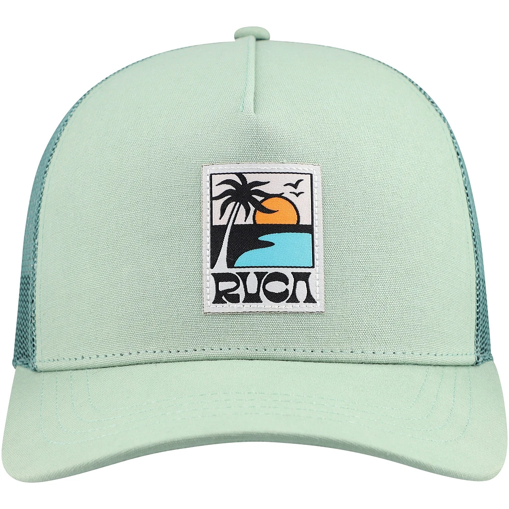 Casquette Snapback RVCA Palm Set Trucker pour hommes