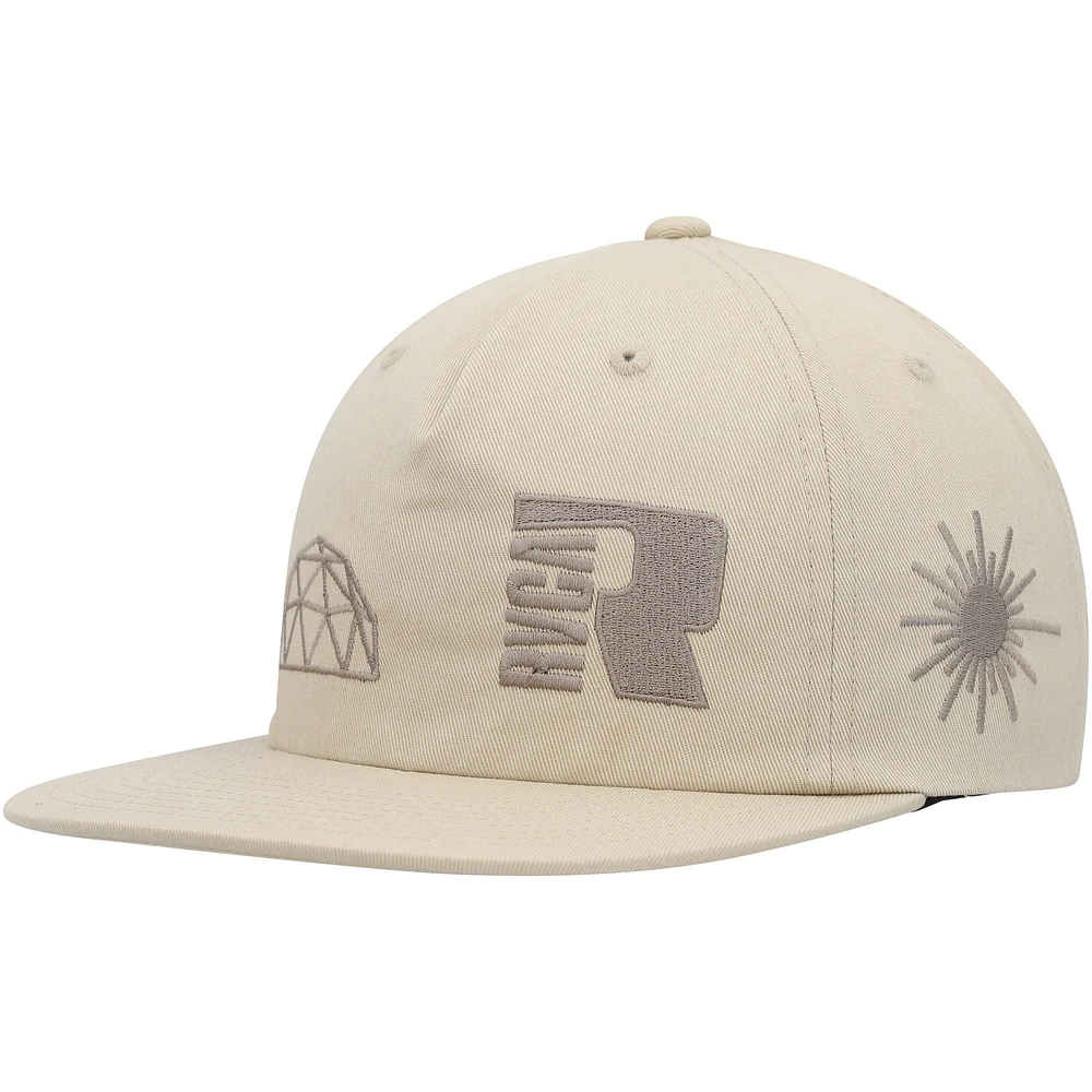 Casquette Snapback RVCA Kaki Infografik pour hommes