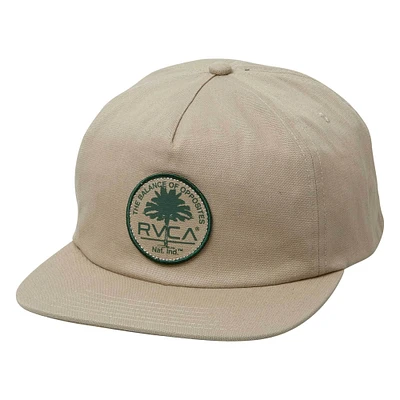 Casquette Snapback RVCA Khaki Park Stamp pour hommes