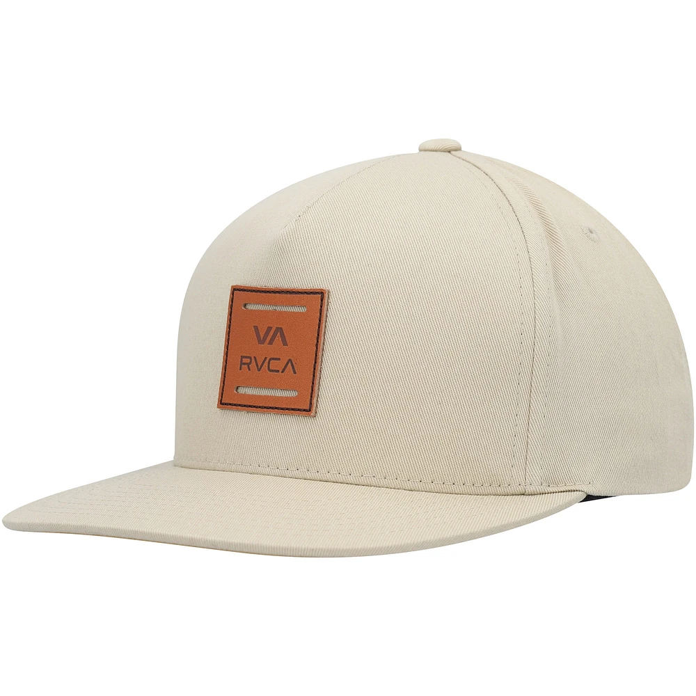 Casquette RVCA Khaki VA All The Way Snapback pour hommes