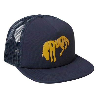 Men's RVCA Navy Buck Foam Front Trucker Snapback Hat