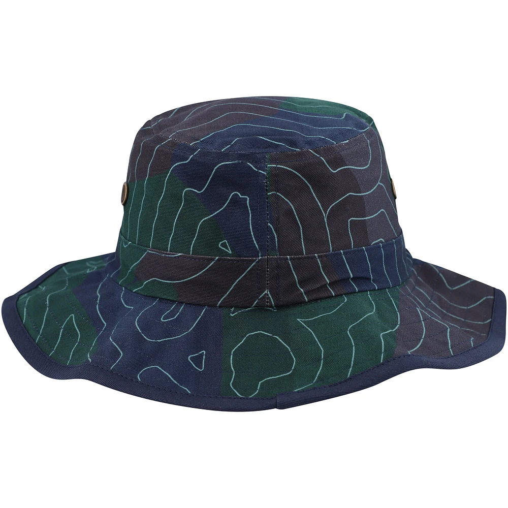 Chapeau Boonie inversé RVCA Navy Island Hex pour hommes