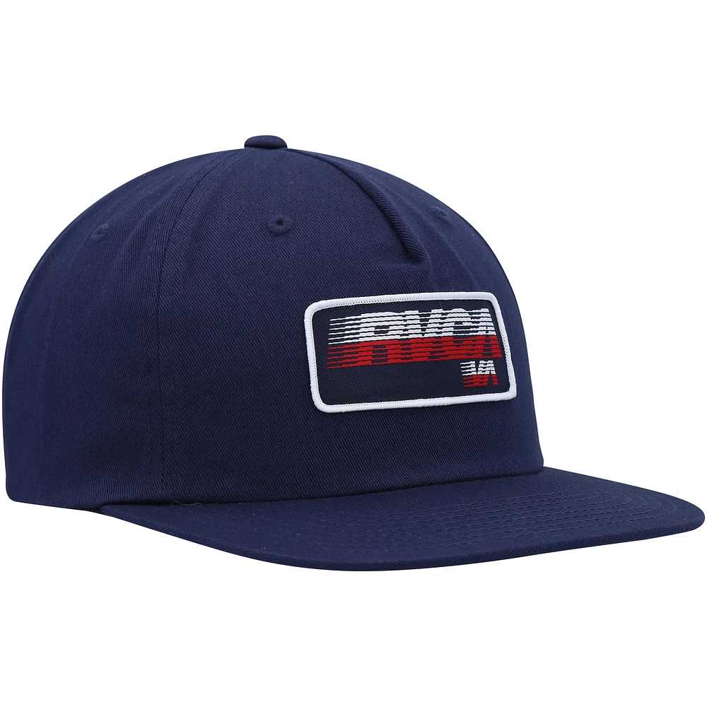 Men's RVCA Navy Motion Snapback Hat