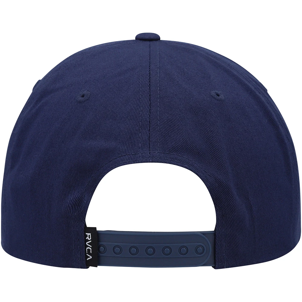 Men's RVCA Navy Motion Snapback Hat