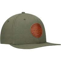 Casquette Snapback scellée olive RVCA pour hommes