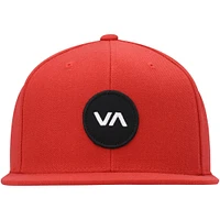 Casquette Snapback RVCA rouge VA pour hommes - Casquette