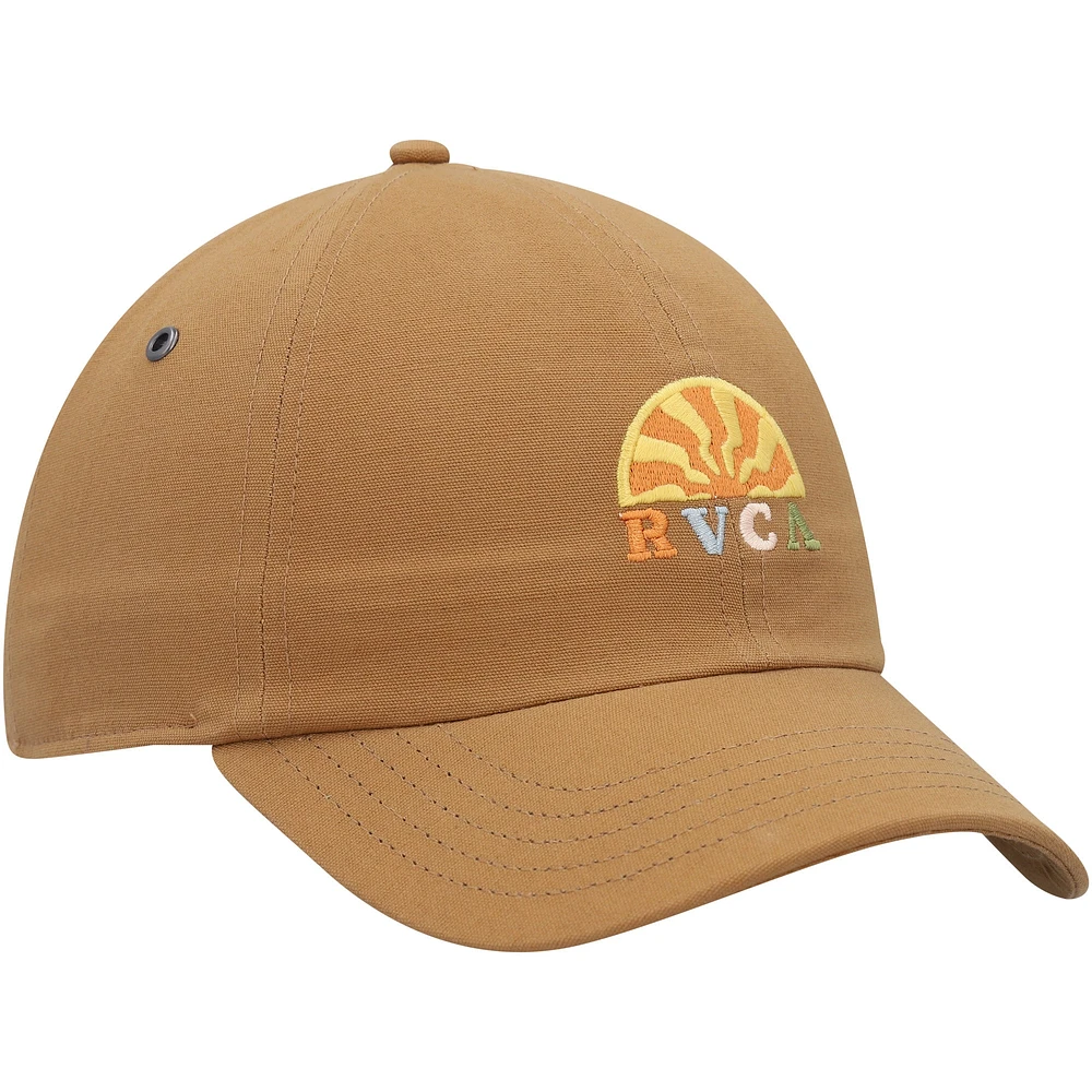 Women's RVCA Brown Rays Adjustable Dad Hat