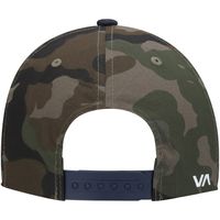 Youth RVCA Camo/Navy Twill - Snapback Hat