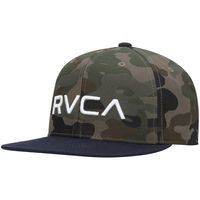 Youth RVCA Camo/Navy Twill - Snapback Hat