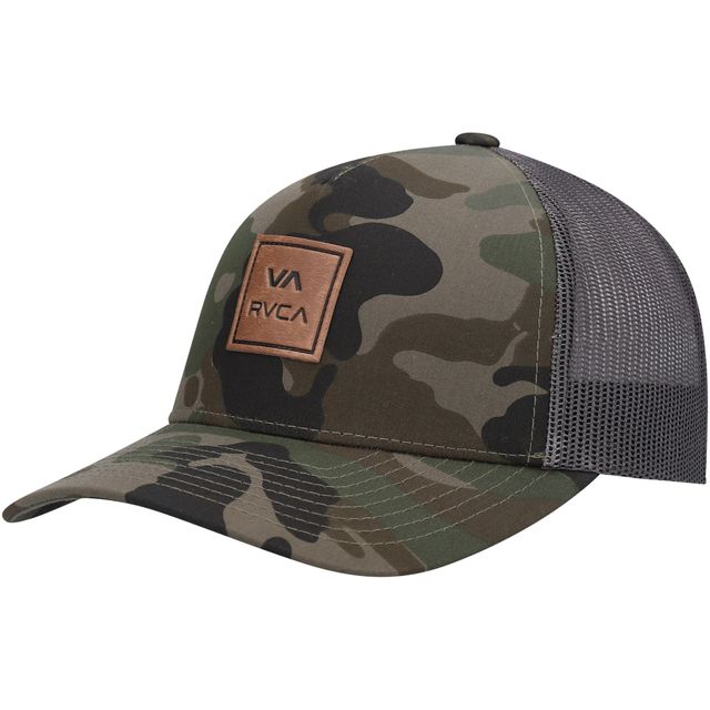 RVCA Camo ATW Curved Trucker Snapback - Casquette