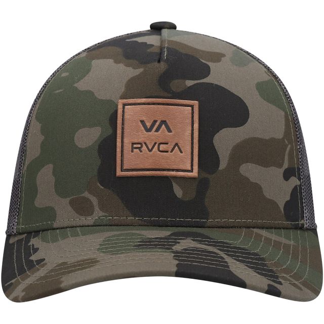 RVCA Camo ATW Curved Trucker Snapback - Casquette