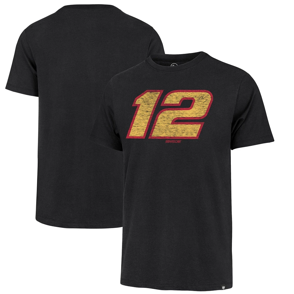 Men's '47  Black Ryan Blaney Driver Number Franklin T-Shirt