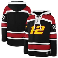 Men's '47  Black Ryan Blaney Superior Lacer Pullover Hoodie