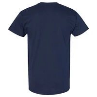 T-shirt rétro pour homme, motif drapeau à damier, bleu marine, Ryan Blaney Menards, Darlington Raceway