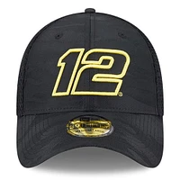 Men's New Era Black Ryan Blaney Camo 39THIRTY Flex Hat