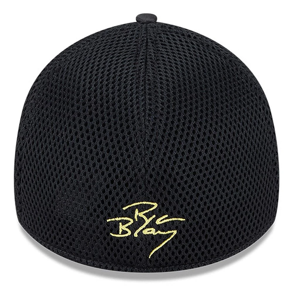 Men's New Era Black Ryan Blaney Camo 39THIRTY Flex Hat