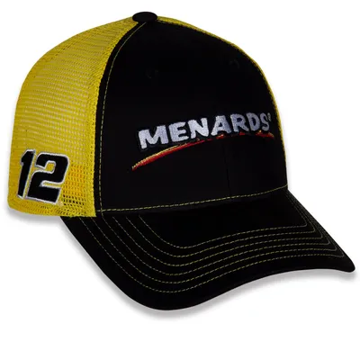 Ryan Blaney Team Penske Team Sponsor Adjustable Hat - Black/Yellow