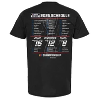 Men's Team Penske Black Ryan Blaney 2025 NASCAR Cup Series Schedule T-Shirt