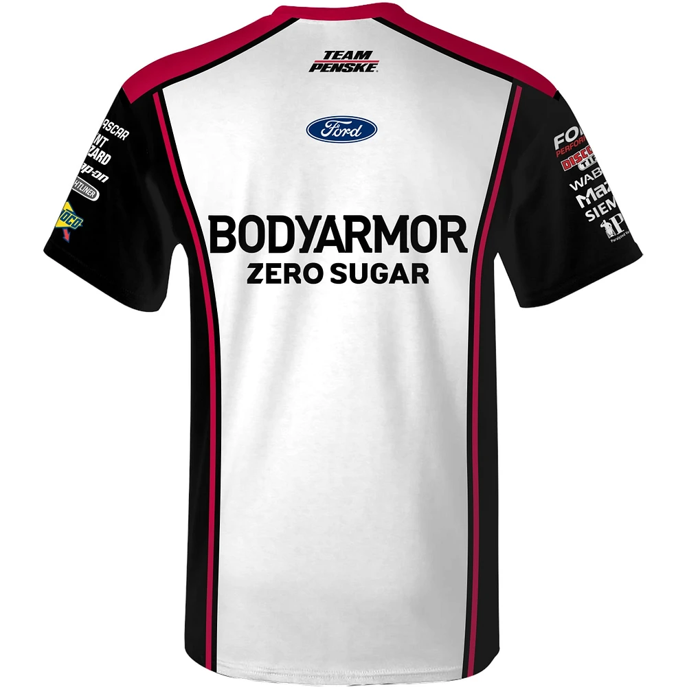 Men's Team Penske  Black Ryan Blaney BodyArmor Uniform T-Shirt