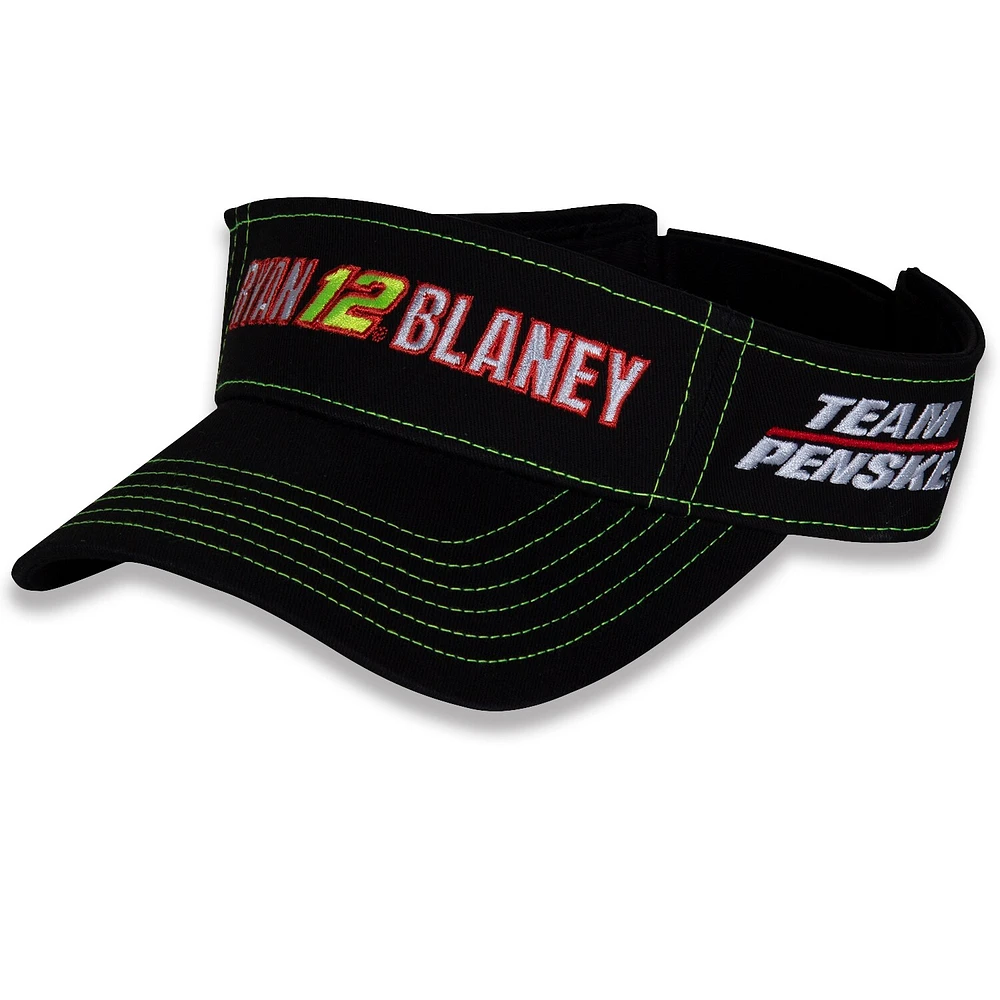 Visière Team Penske Black Ryan Blaney pour homme