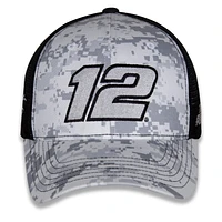 Men's Team Penske  Camo Ryan Blaney Digital Adjustable Hat