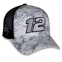 Men's Team Penske  Camo Ryan Blaney Digital Adjustable Hat