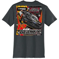 Men's Team Penske  Charcoal Ryan Blaney Advance Auto Parts T-Shirt