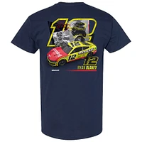 T-shirt bleu marine pour homme de l'équipe Penske Ryan Blaney Menards Car
