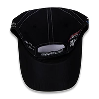 Casquette réglable pour uniforme de Ryan Blaney Menards de l'équipe Penske pour hommes, blanc/noir