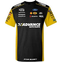 Men's Team Penske  White Ryan Blaney Advanced Auto Parts Uniform T-Shirt