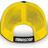 Unisex Checkered Flag Sports Yellow Ryan Blaney Menards Trucker Adjustable Hat