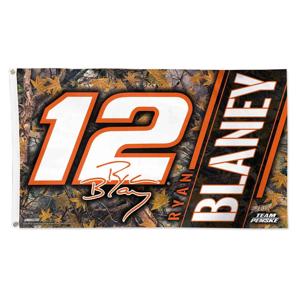 WinCraft Ryan Blaney Camo 3' x 5' Drapeau de luxe unilatéral