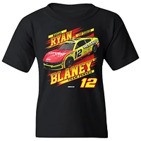 Youth Team Penske Black Ryan Blaney Menards Car T-Shirt