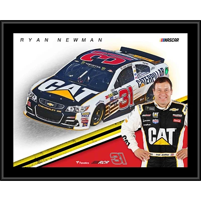 Ryan Newman 12" x 15" Caterpillar Sublimated Plaque