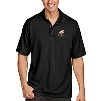 Ryan Newman Antigua Pique Desert Dry Xtra Lite Polo - Black