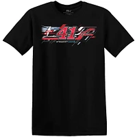 T-shirt noir Ryan Preece Haas-Tooling Car Collection Stewart-Haas Racing Team pour hommes