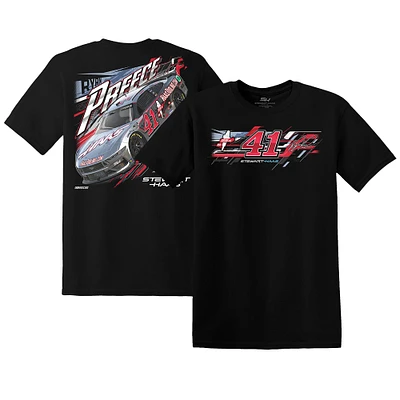 T-shirt noir Ryan Preece Haas-Tooling Car Collection Stewart-Haas Racing Team pour hommes