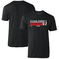 Men's Stewart-Haas Racing Team Collection Heather Charcoal Ryan Preece Hot Lap T-Shirt