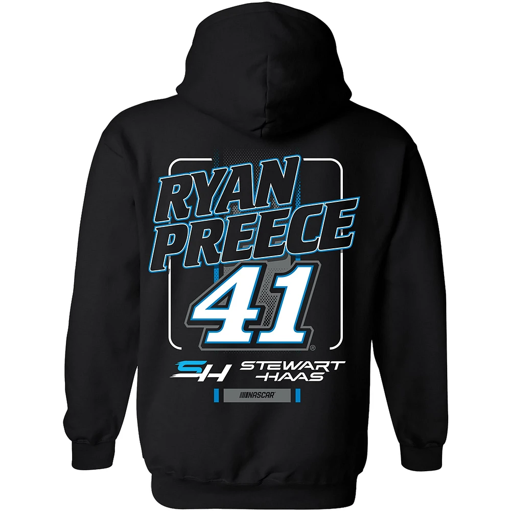 Men's Team Penske  Black Ryan Preece Pullover Hoodie