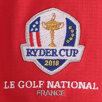 Men's Cutter & Buck Red 2018 Ryder Cup Genre DryTec Polo