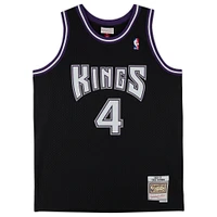 Maillot réplique autographié par Chris Webber des Sacramento Kings de Mitchell & Ness 2000-01 avec inscription « HOF 21 »