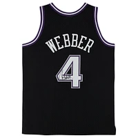 Chris Webber Black Sacramento Kings Autographed 2000-01 Mitchell & Ness Replica Jersey