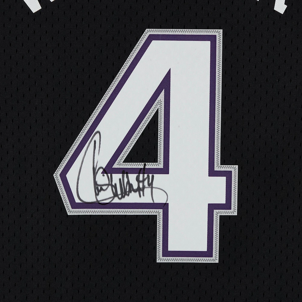Chris Webber Black Sacramento Kings Autographed 2000-01 Mitchell & Ness Replica Jersey