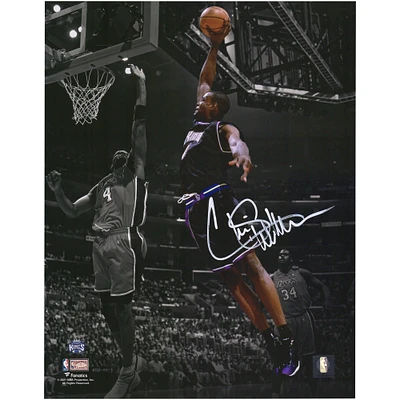 Chris Webber Sacramento Kings Autographed 11'' x 14'' Dunk vs. Lakers Spotlight Photograph