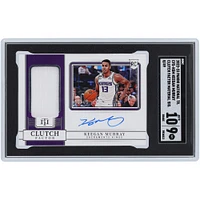 Keegan Murray Sacramento Kings Autographed 2022-23 Panini National Treasures Relic #CFS-KGM #8/49 SGC Authenticated 9/10 Rookie Card