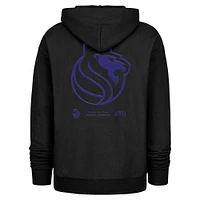 Men's '47  Black Sacramento Kings 2024/25 City Edition Double Crossover Foundation Pullover Hoodie